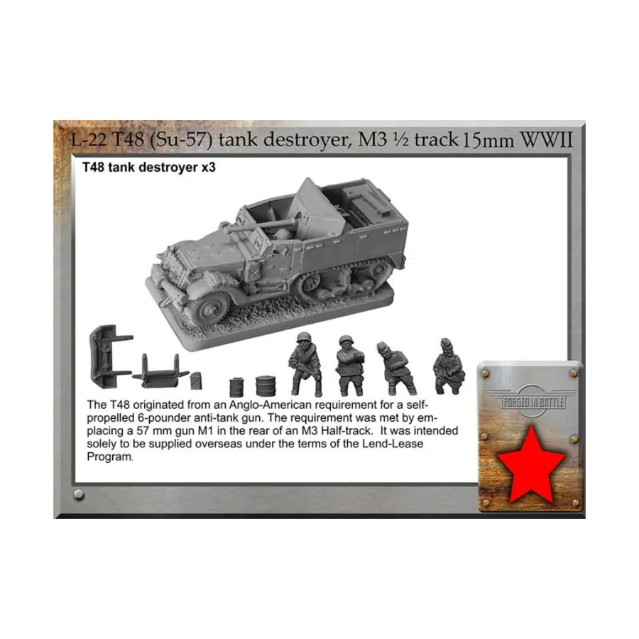 

Истребитель танков Т48/СУ-57, Forged in Battle - Soviet (15mm)