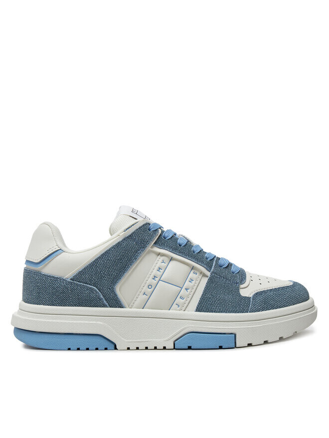 

Кроссовки Tommy Jeans The Brooklyn Denim Leather, синий