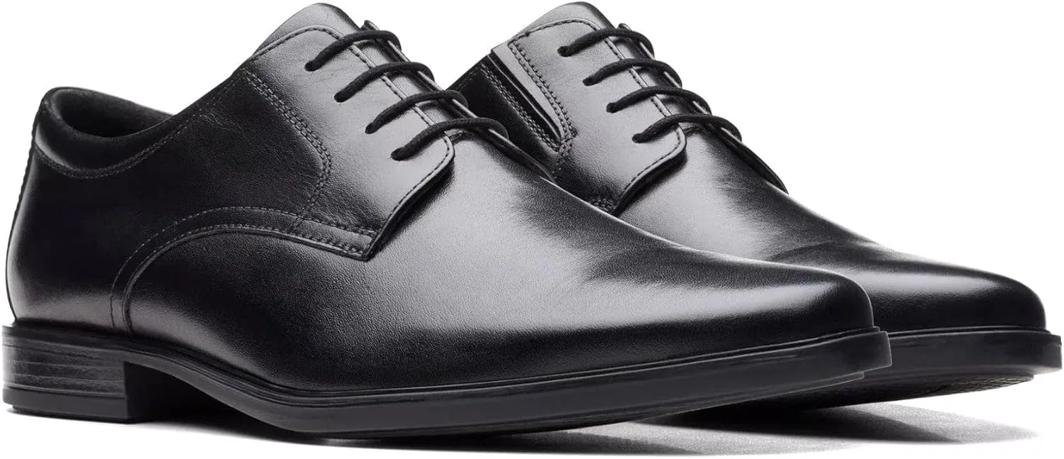 Clarks Howard Walk - Мужские кожаные туфли, черный — фото 2