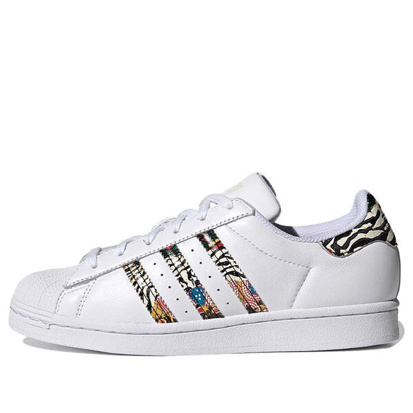 Кроссовки оригинальные суперзвезды обувь Adidas, белый
