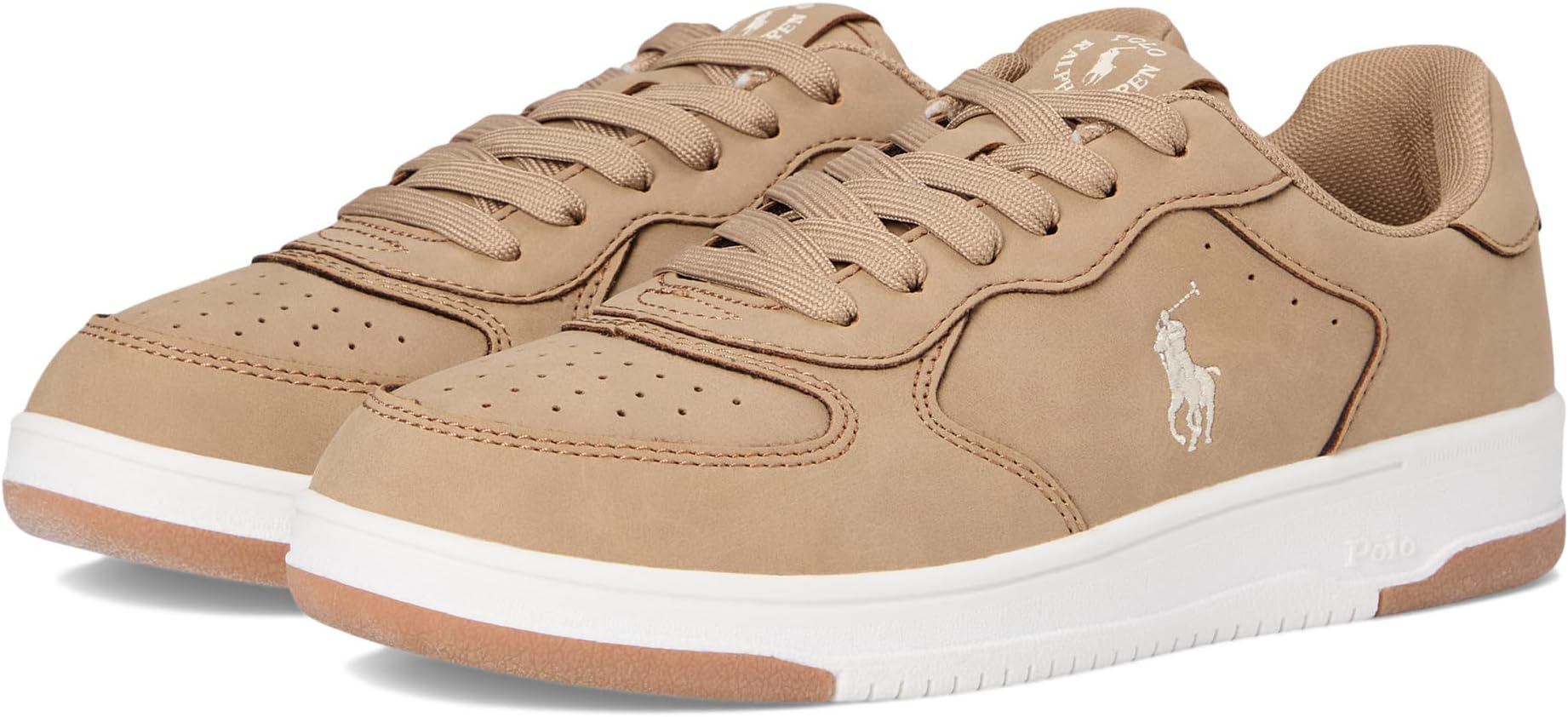 

Кроссовки Polo Ralph Lauren Kids Masters Court, хаки