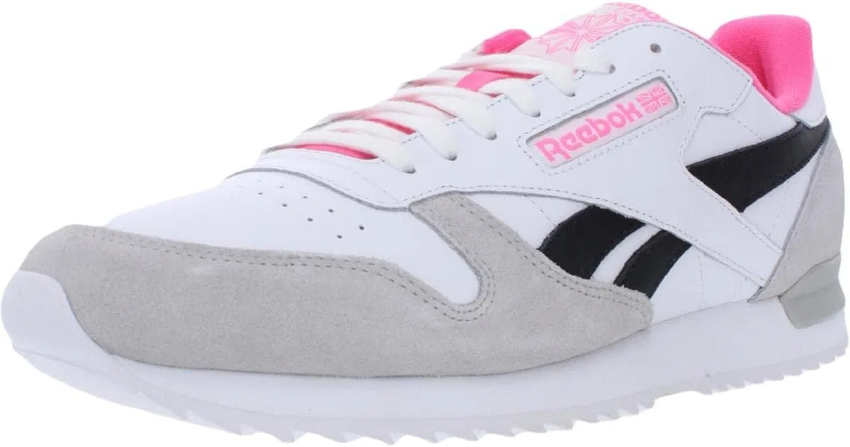 Кроссовки Reebok Unisex-Adult Cl Leather Ripple Clip Su, White Skull Grey Solar Pi