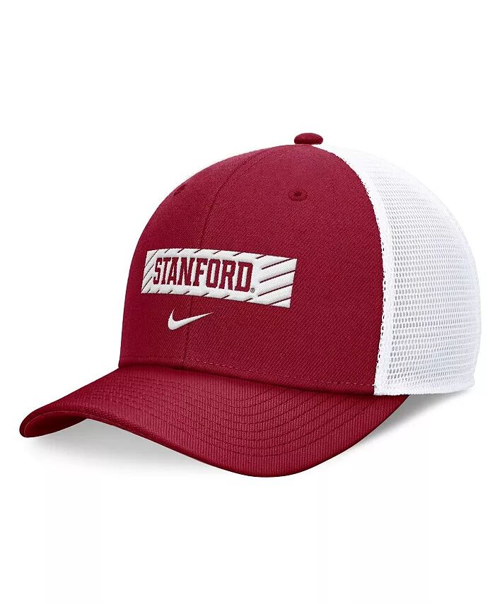 

Мужская кардинал/белый Stanford Cardinal 2024 Sideline Trucker регулируемая кепка Nike