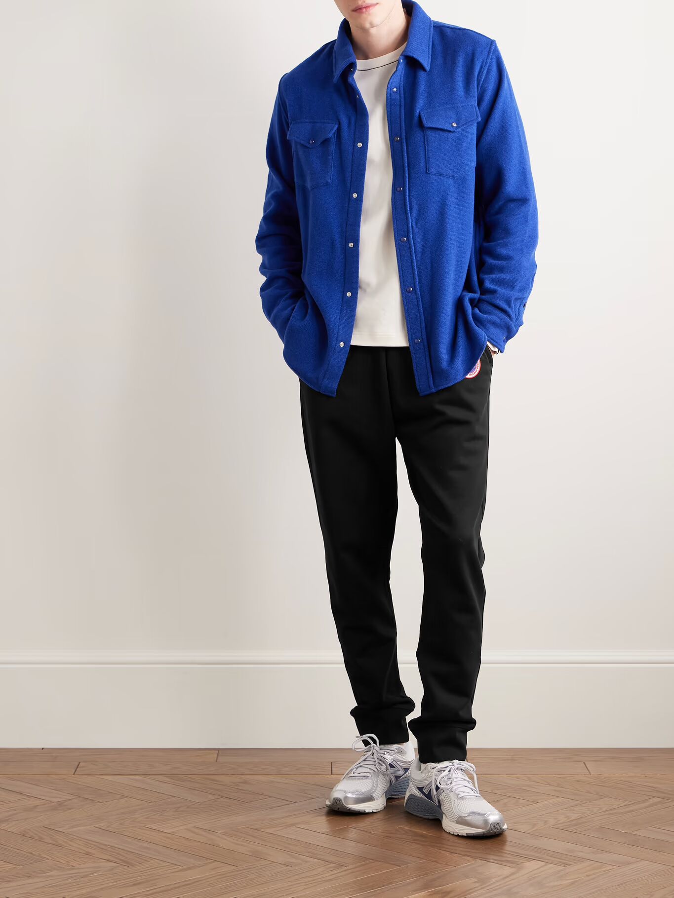 Спортивные брюки Huron Tapered из хлопкового джерси с аппликацией логотипа CANADA GOOSE, черный — фото 3