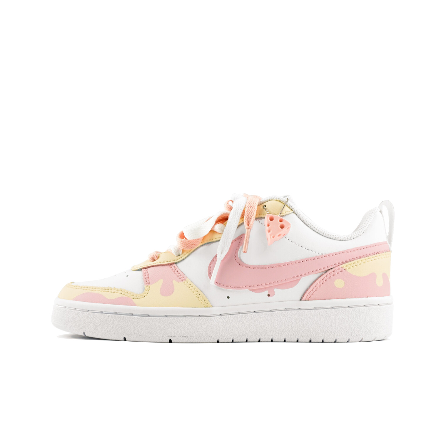 

Кроссовки Nike Skateboard Shoes Women's Low-Top Yellow/Pink