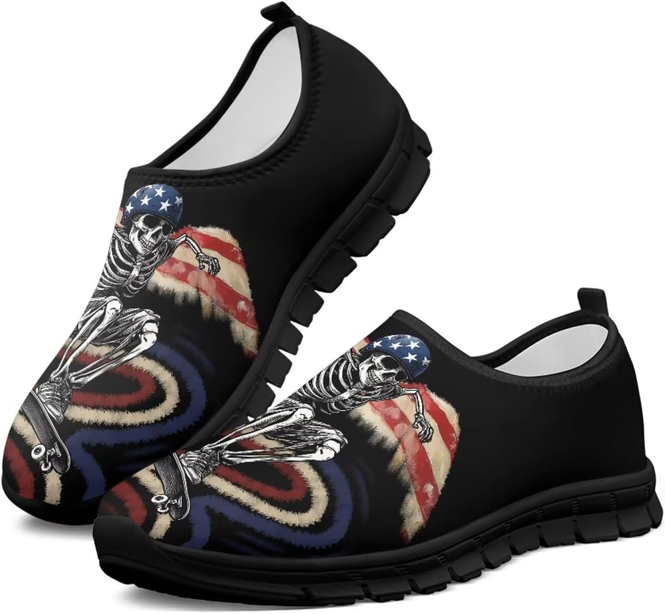 

Мужские поддерживающие кроссовки для бега, модные повседневные спортивные туфли, эластичная амортизированная обувь для прогулок и путешествий, на каждый день и свидания, размер 5-14, черная подошва Ocxbuir