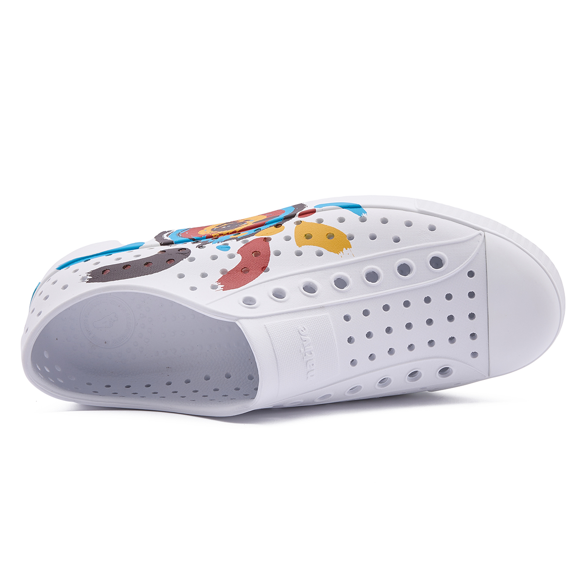 Native Shoes Джефферсон Абстрактная Коллекция Мечты Клоги Унисекс Белый - Белый | Мультиколор Лето | Белый, цвет White | Multicolor Summer | White — фото 2