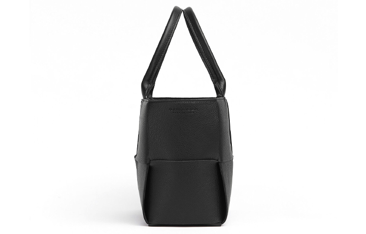 ARCO Calfskin Tote Bag, Shopping Bag, Shoulder Bag, Handbag Women's Black Bottega Veneta, Set (Bag+Dust Bag) — фото 2
