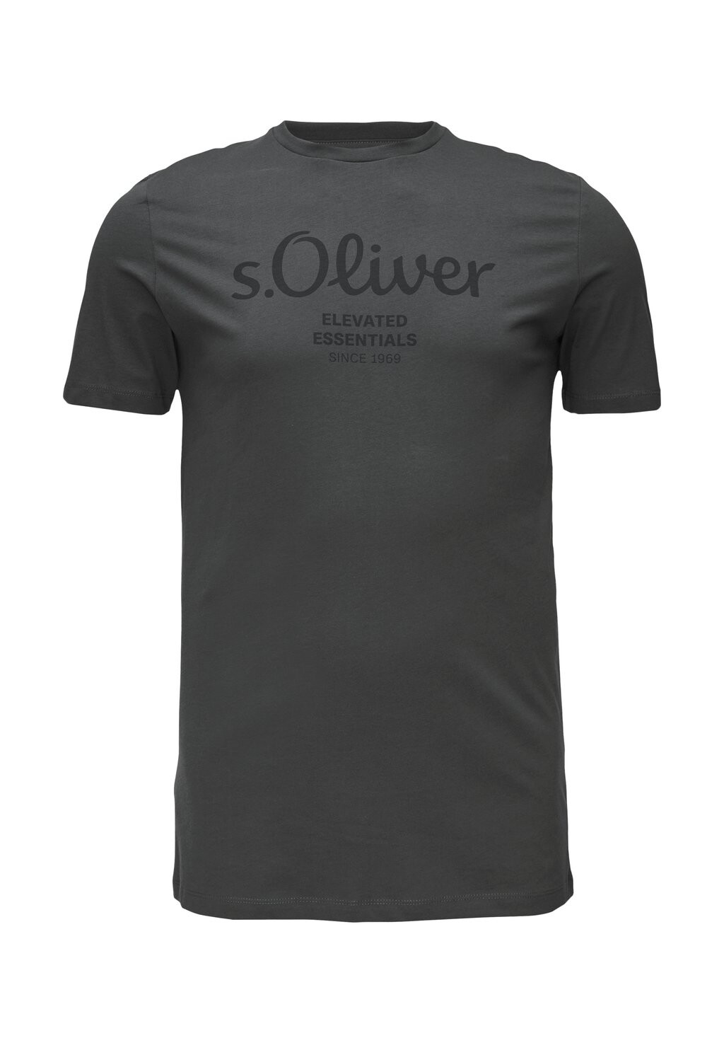 

Футболка с принтом LOGO s.Oliver, серый