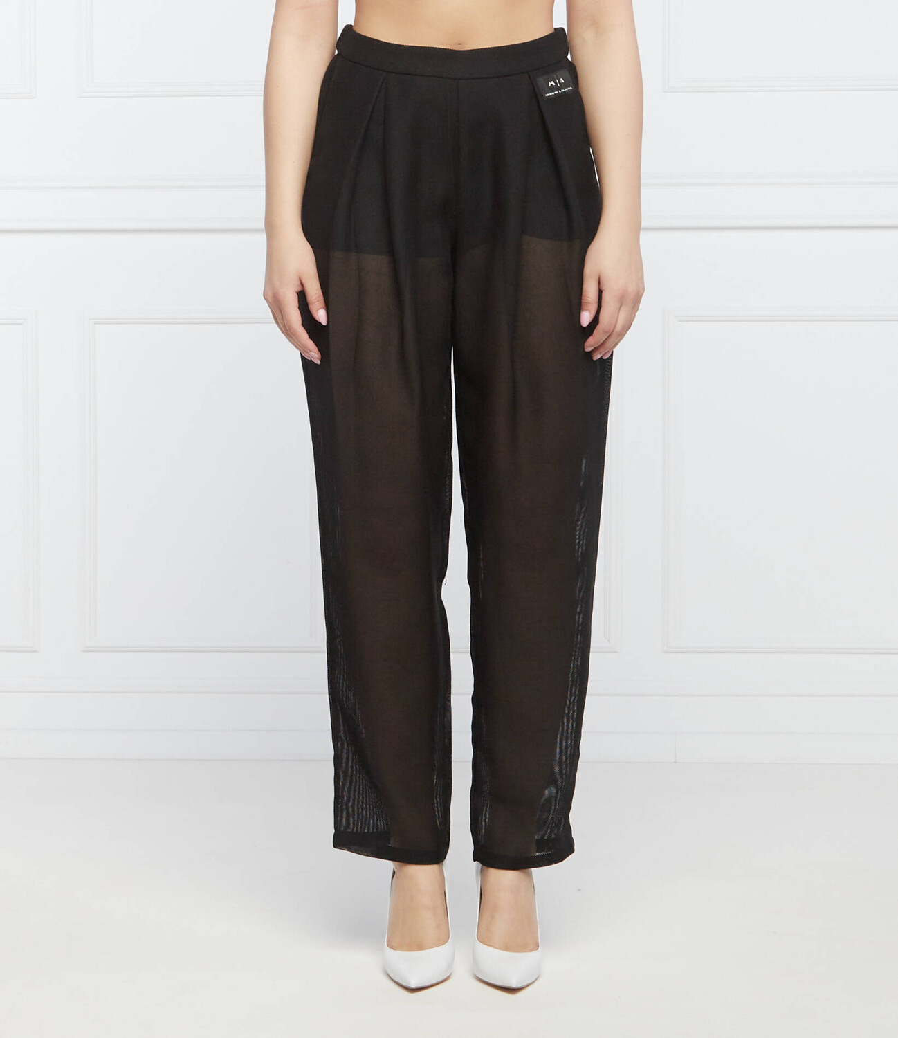 

Брюки Armani Exchange straight fit, черный