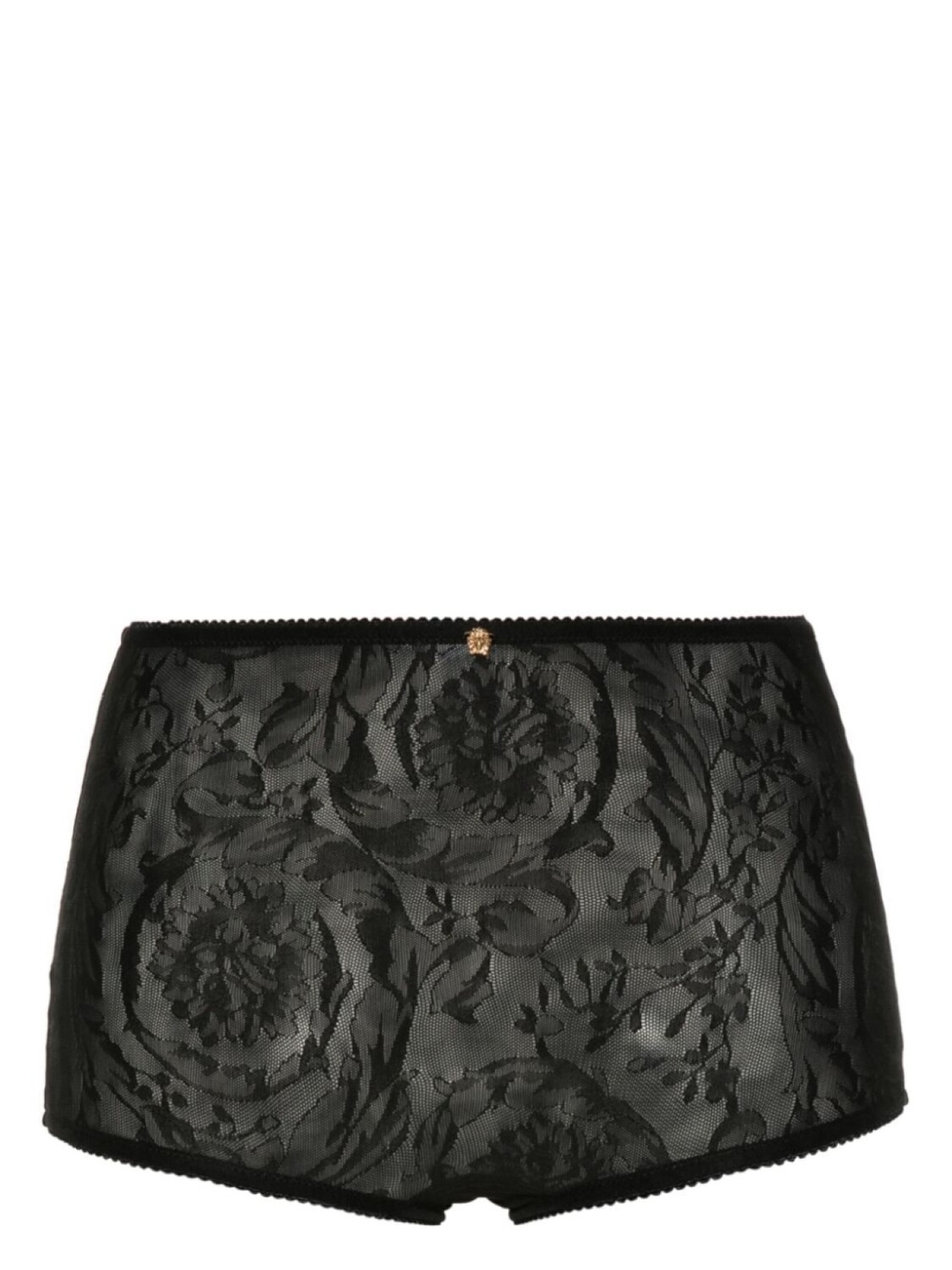

Versace трусы-брифы с жаккардовым узором, черный