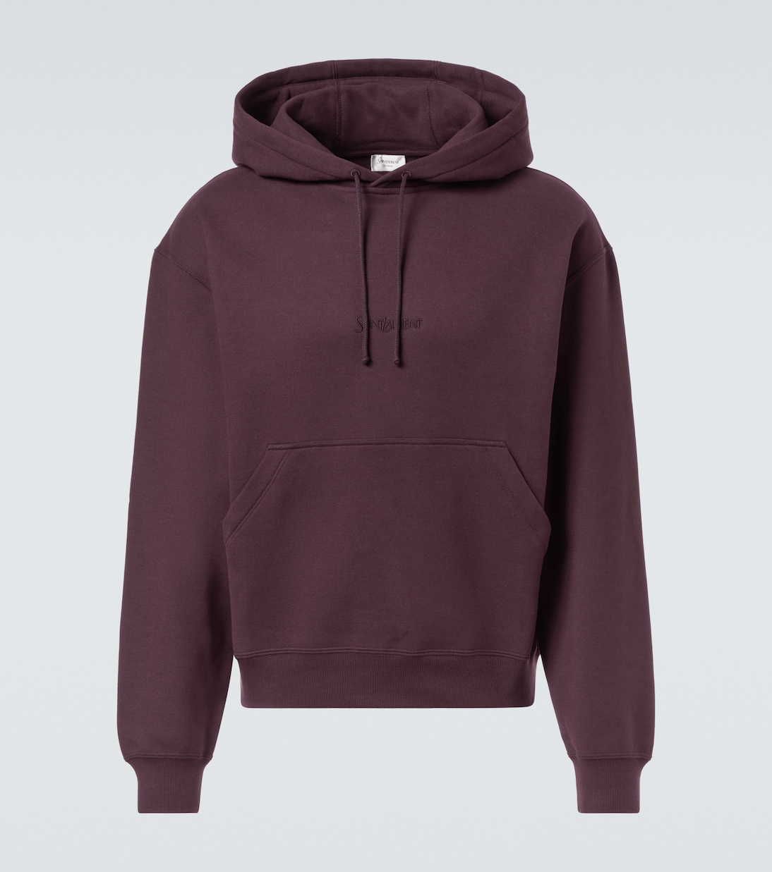 

Хлопковый худи Saint Laurent, Prune