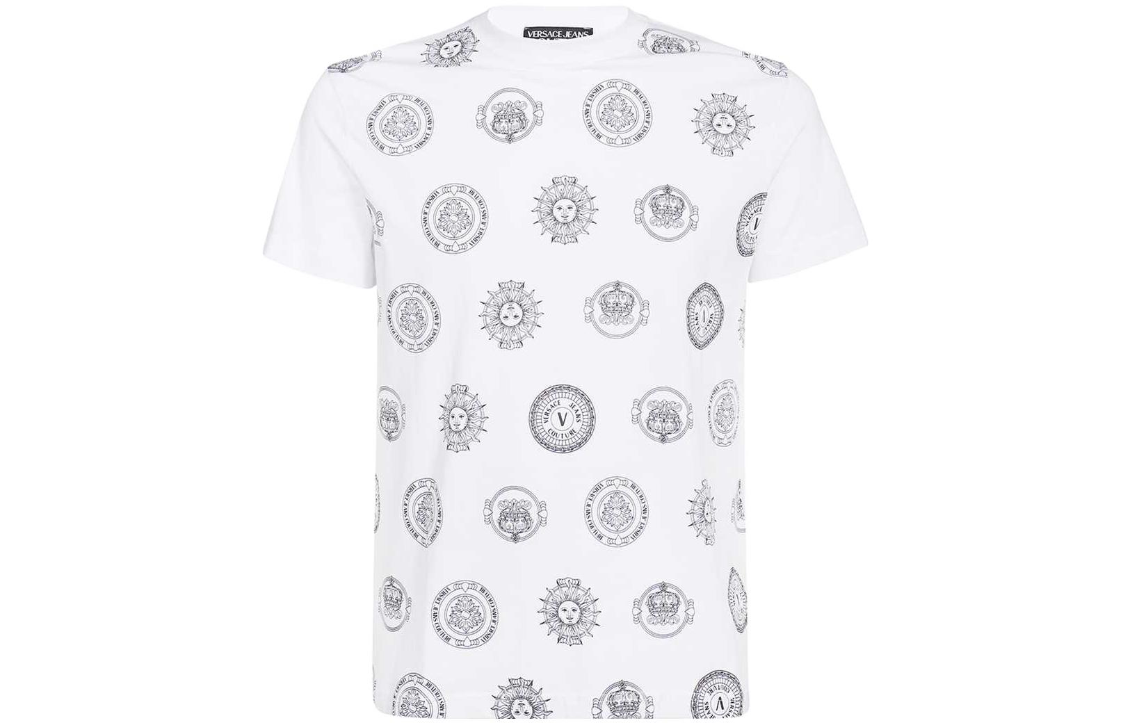 

Футболка Medusa-print Cotton VERSACE JEANS COUTURE, белый