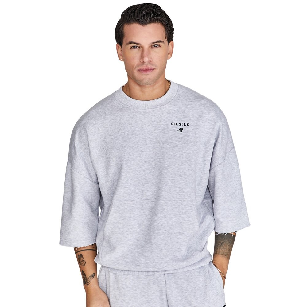 

Толстовка Siksilk Cut Off, серый