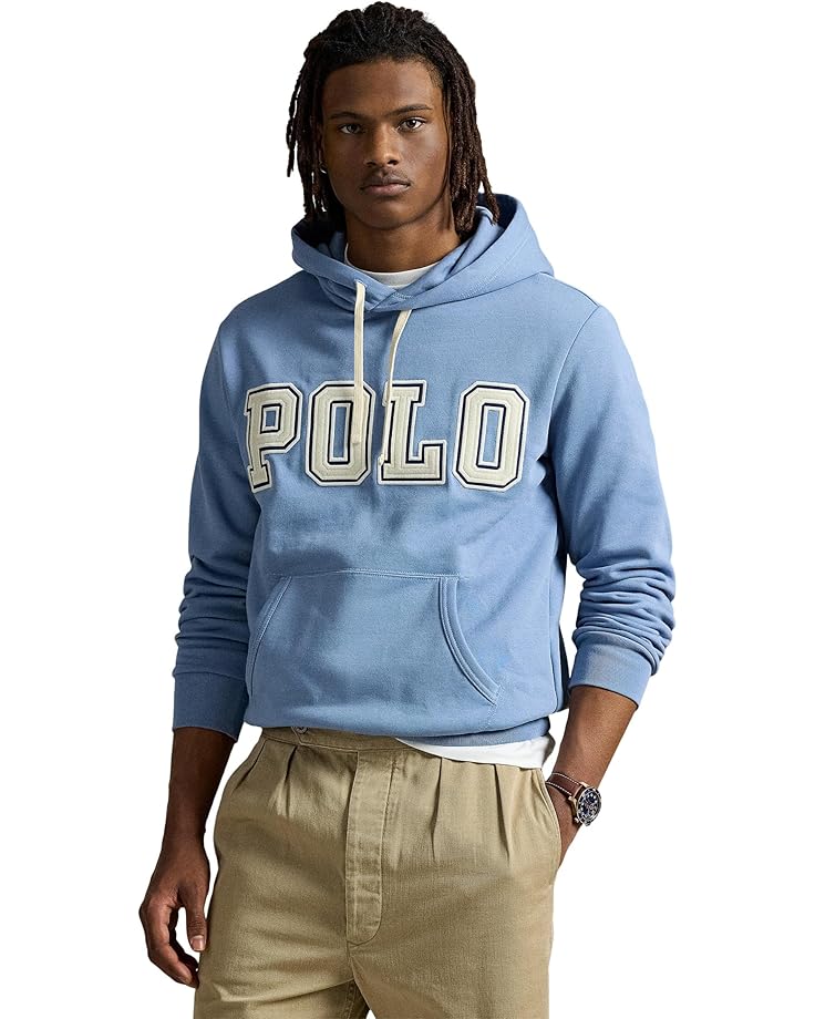 

Худи Polo Ralph Lauren Logo Fleece Hoodie, цвет Channel Blue