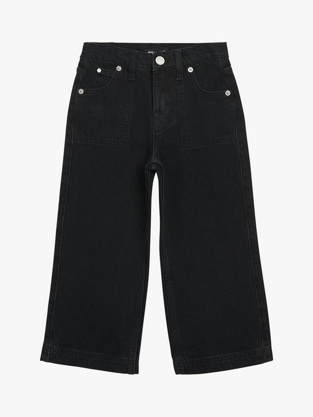 

Детские джинсы с широкими штанинами Whistles, Black