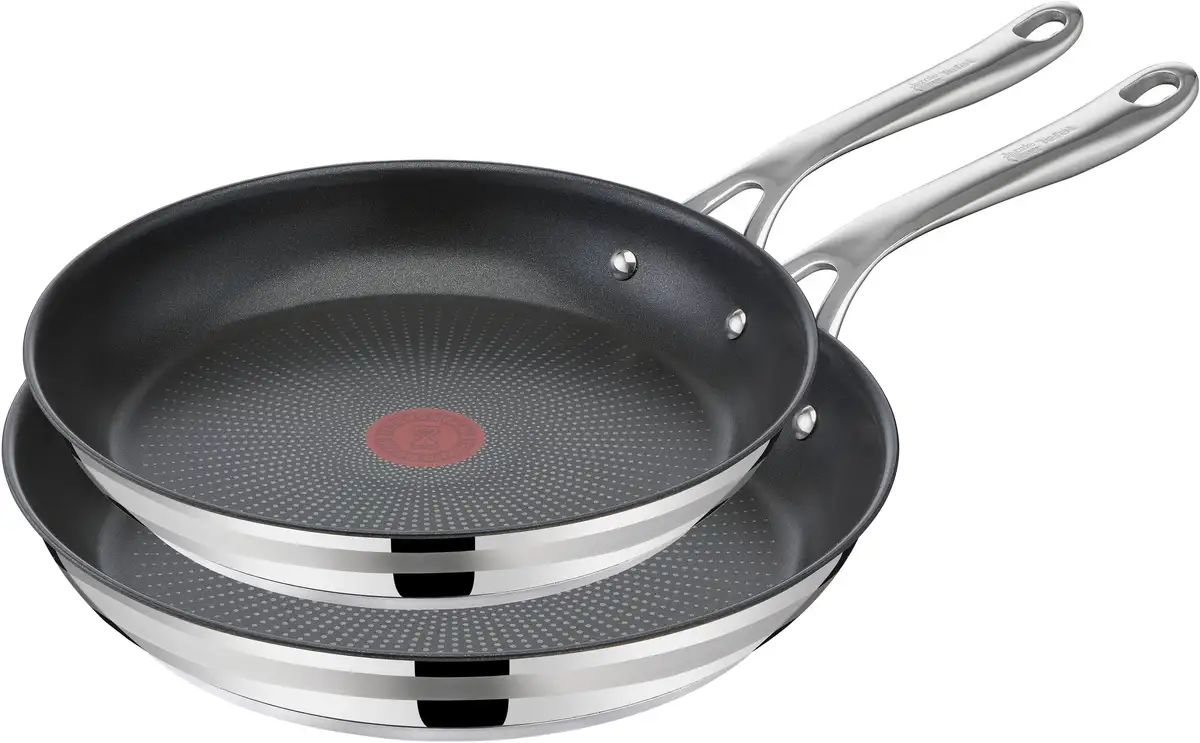 

Набор сковрод Tefal Jamie Oliver Cook Smart (кастрюли 24/28 см), цвет edelstahl/schwarz