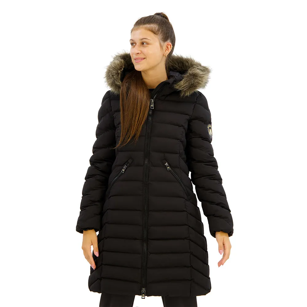 

Куртка Superdry Fuji Faux Fur, черный
