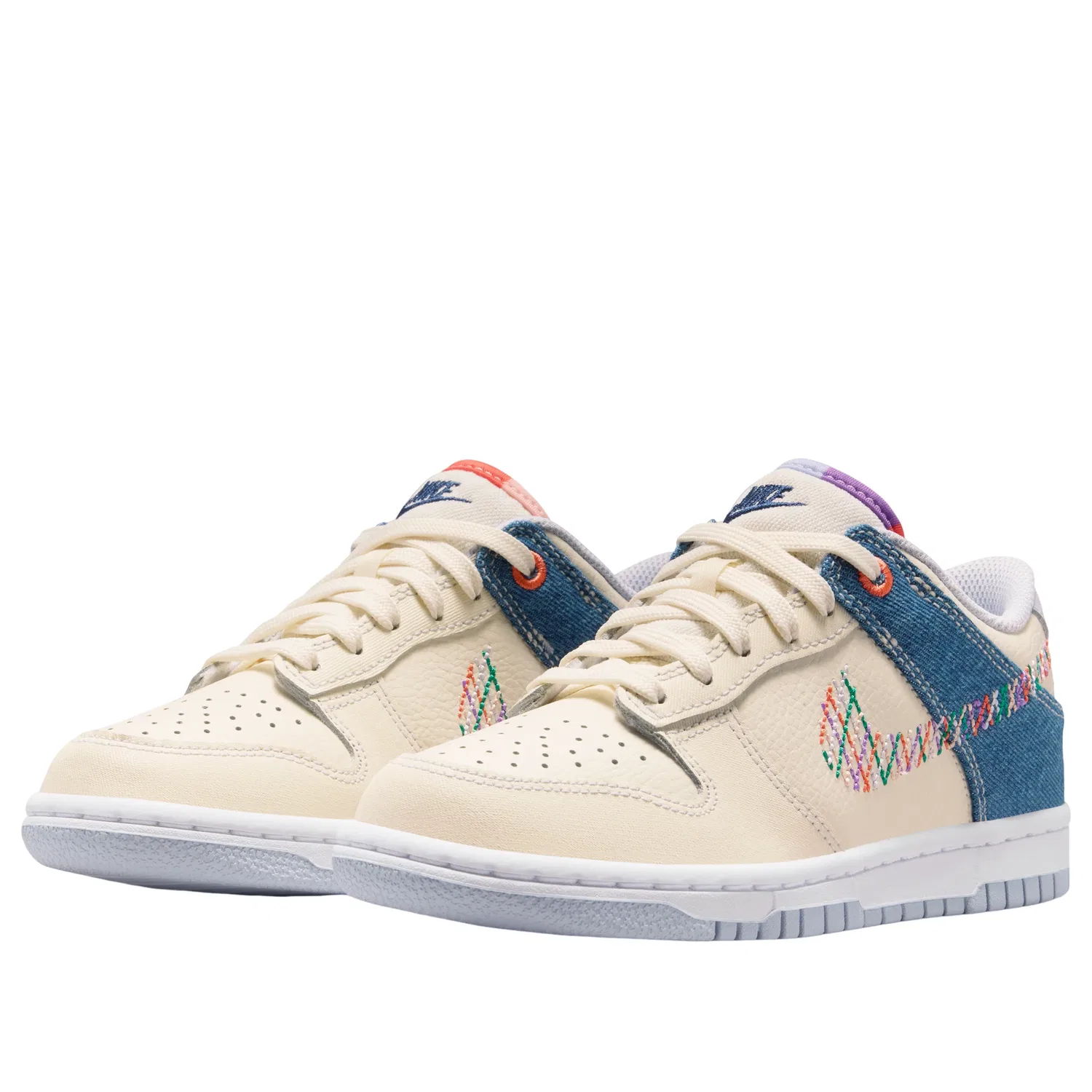 Кроссовки Nike Dunk Low 'Soft Pearl Blue Denim' IR1825-022, бежевый — фото 4