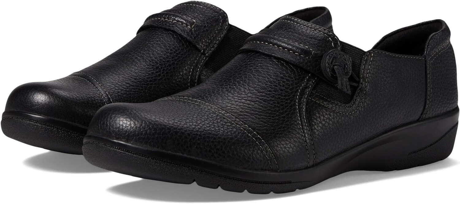 

Лоферы Cheyn Madi Clarks, цвет Black Tumbled Leather