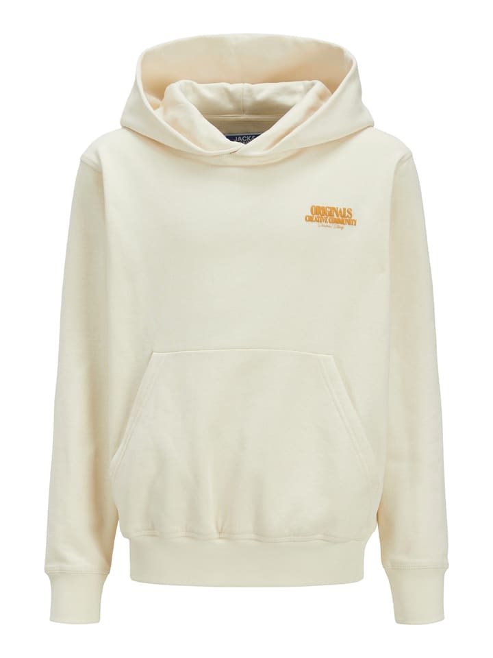 

Толстовка с капюшоном JACK & JONES Junior, кремовый