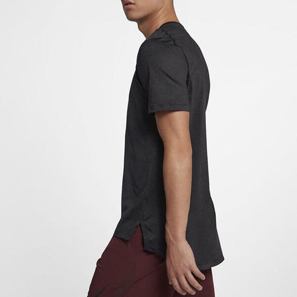Футболка Nike Dri-Fit Solid Color Short-sleeved T-shirt 'Black', черный — фото 4