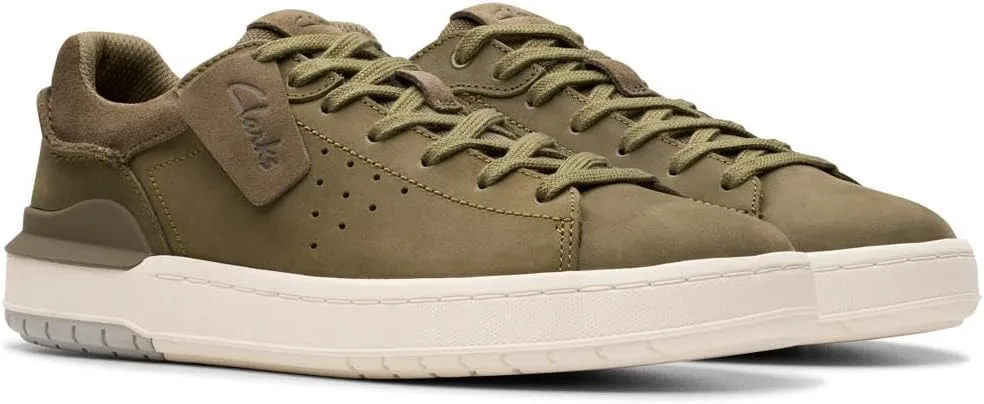 Кроссовки Clarks Mens Courtlite2 Run, оливковый — фото 3