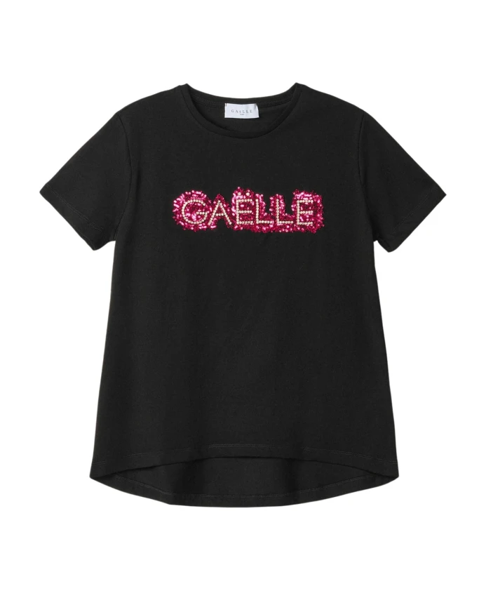 

Футболка с рукавами до локтя, вышитая вручную Gaã«Lle Paris, черный