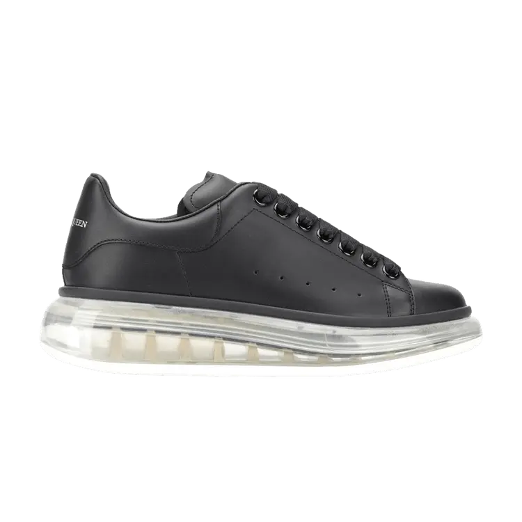 Кроссовки Alexander McQueen Alexander McQueen Wmns Oversized Sneaker 'Clear Sole - Black White', черный