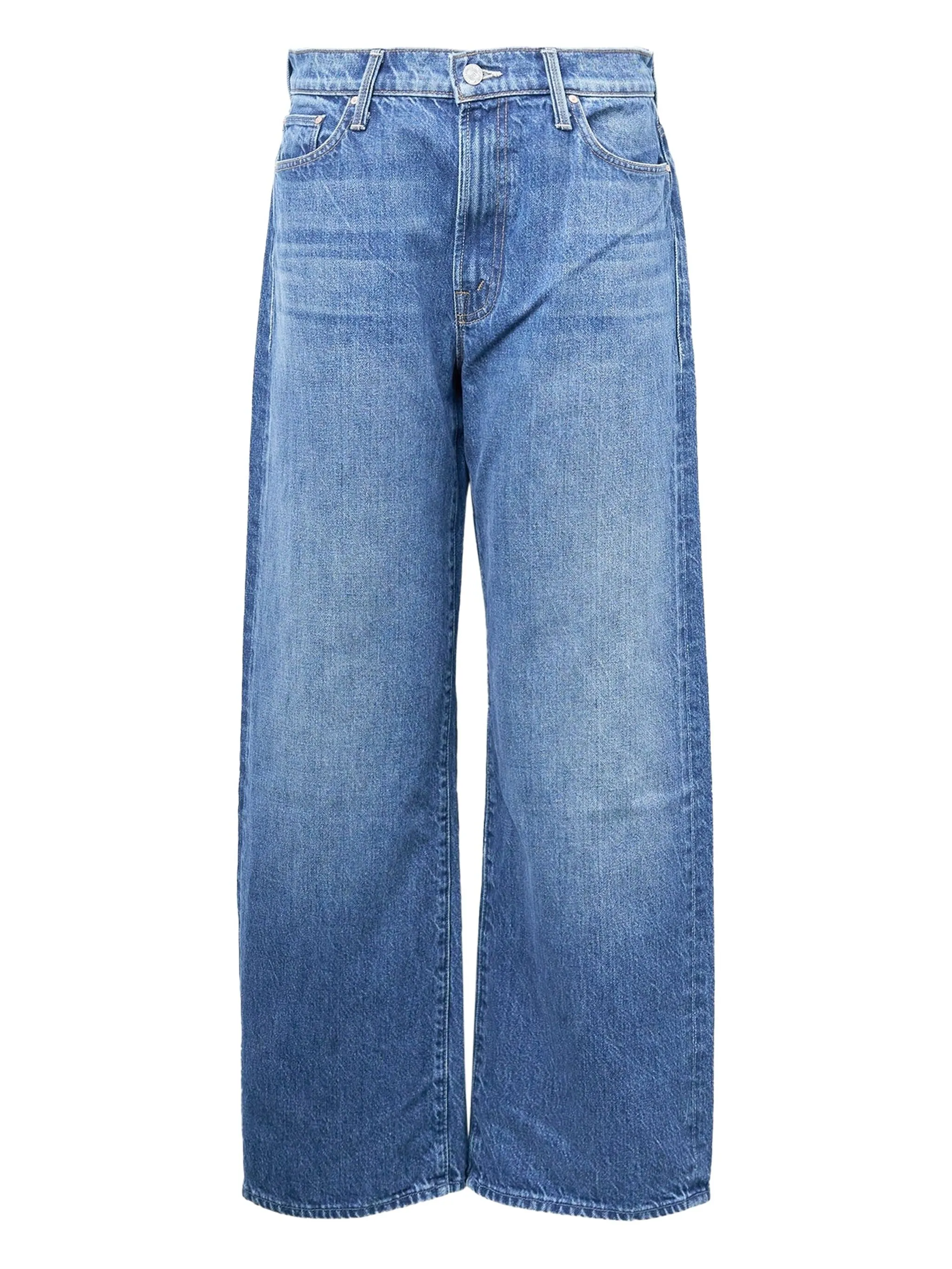 

Джинсы Dodger с вышивкой Mother, синий