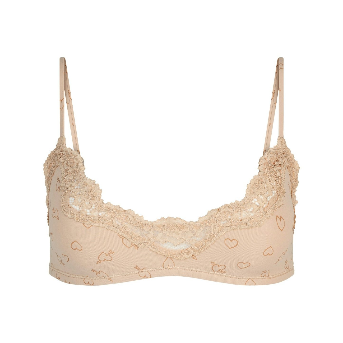 

Бюстгальтер Skims Fits Everybody Lace Scoop, светло-желтый