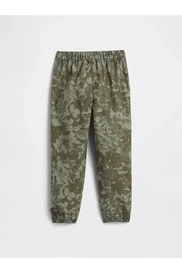 Детские штаны для девочек карго с длинным рукавом Gap, Green-001 — фото 3