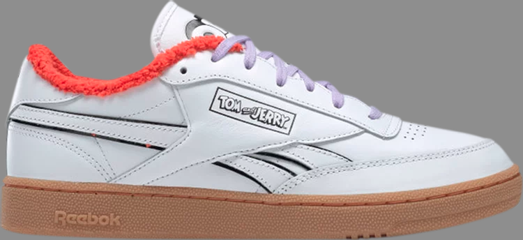 Кроссовки tom & jerry x club c revenge 'droopy' Reebok, белый - фото