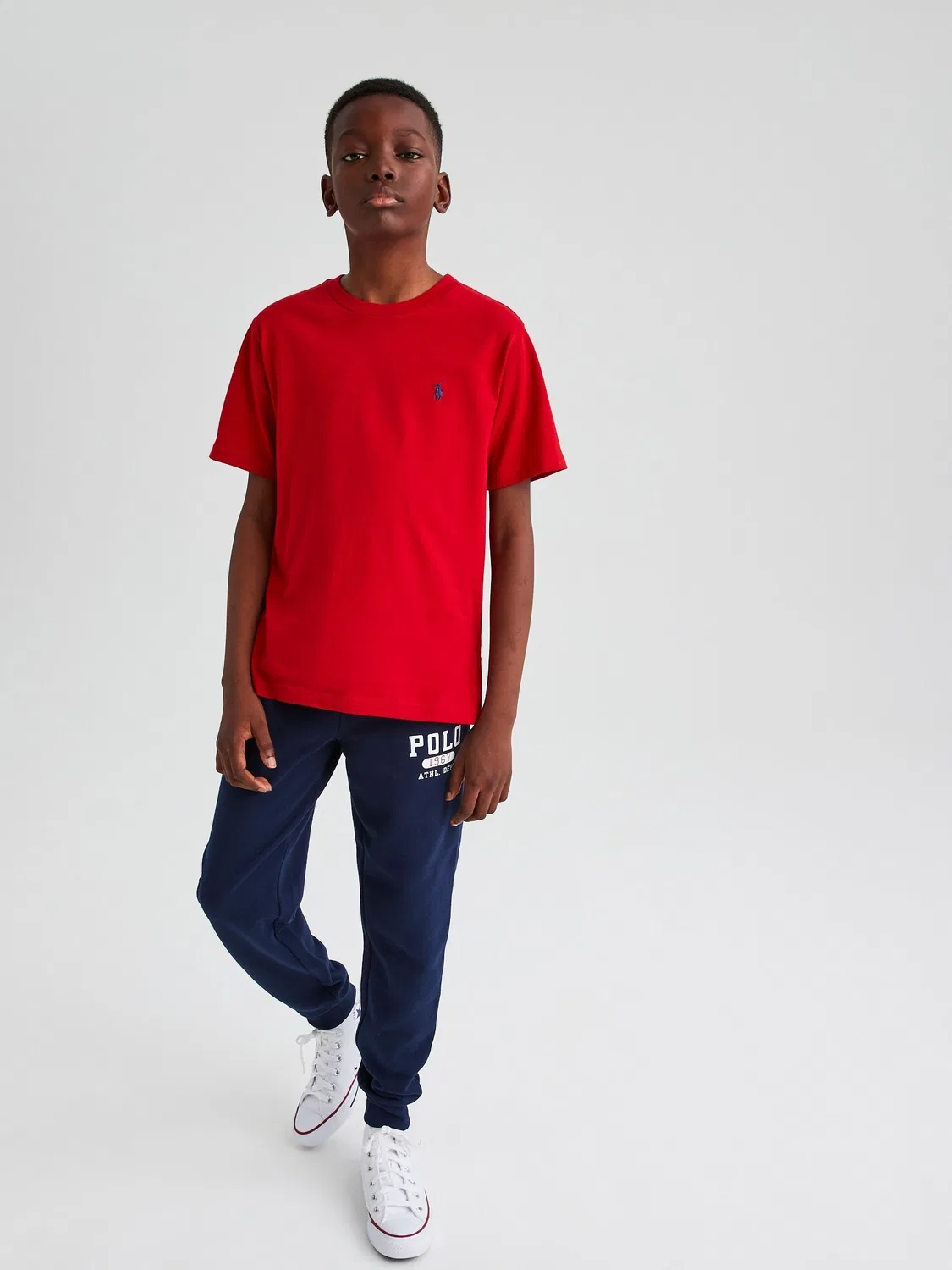 Футболка, хлопковый джерси Polo Ralph Lauren, красный