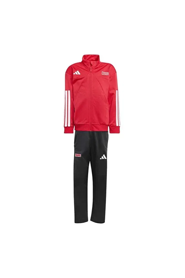 Детский спортивный комплект для девочек с длинным рукавом Adidas, Red — фото 3