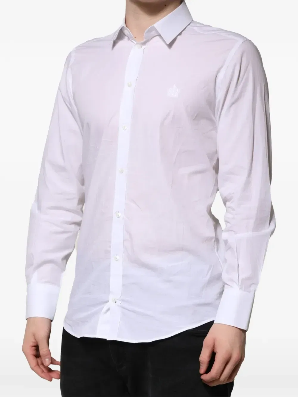 Футболка Martini с длинными рукавами DOLCE & GABBANA, белый — фото 2
