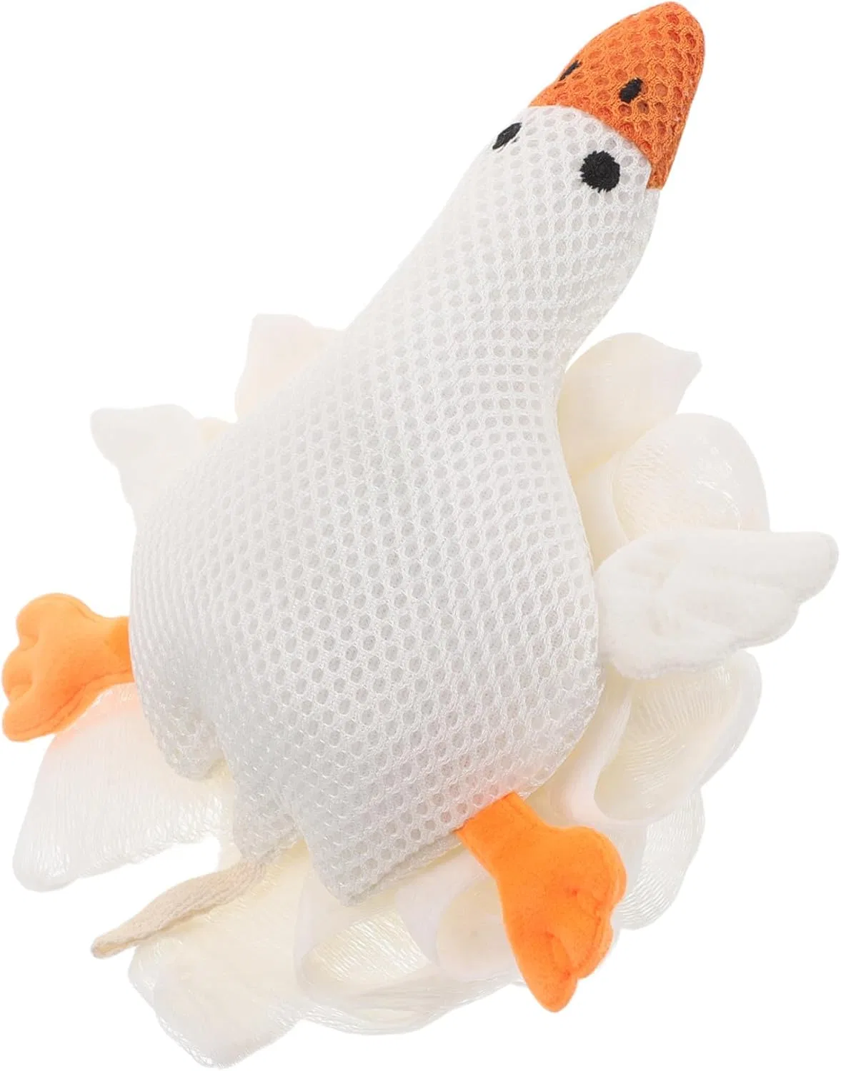 Мочалка для душа NOLITOY, Goose, 20x16.5x7.2 см, Белый