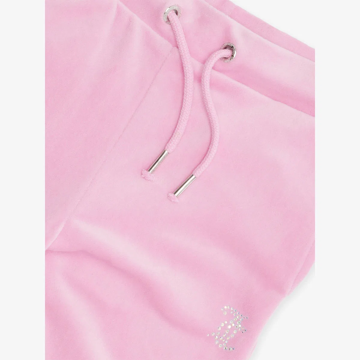Спортивные брюки-клеш из велюра с логотипом diamante, размер 7-16 лет Juicy Couture, сиреневый — фото 2