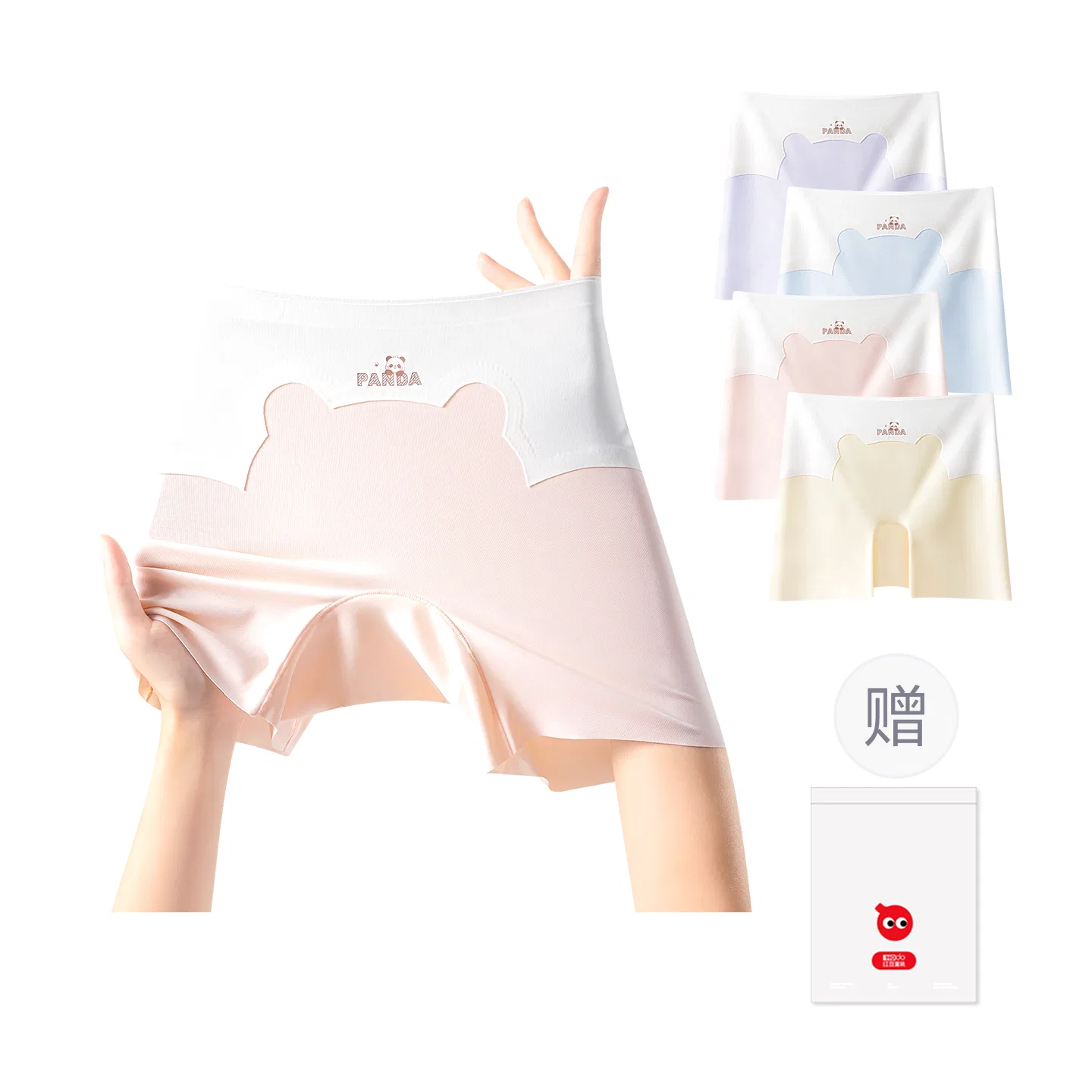 Детские трусы для девочек Red Bean, Pink Light Green Violet Blue — фото 3