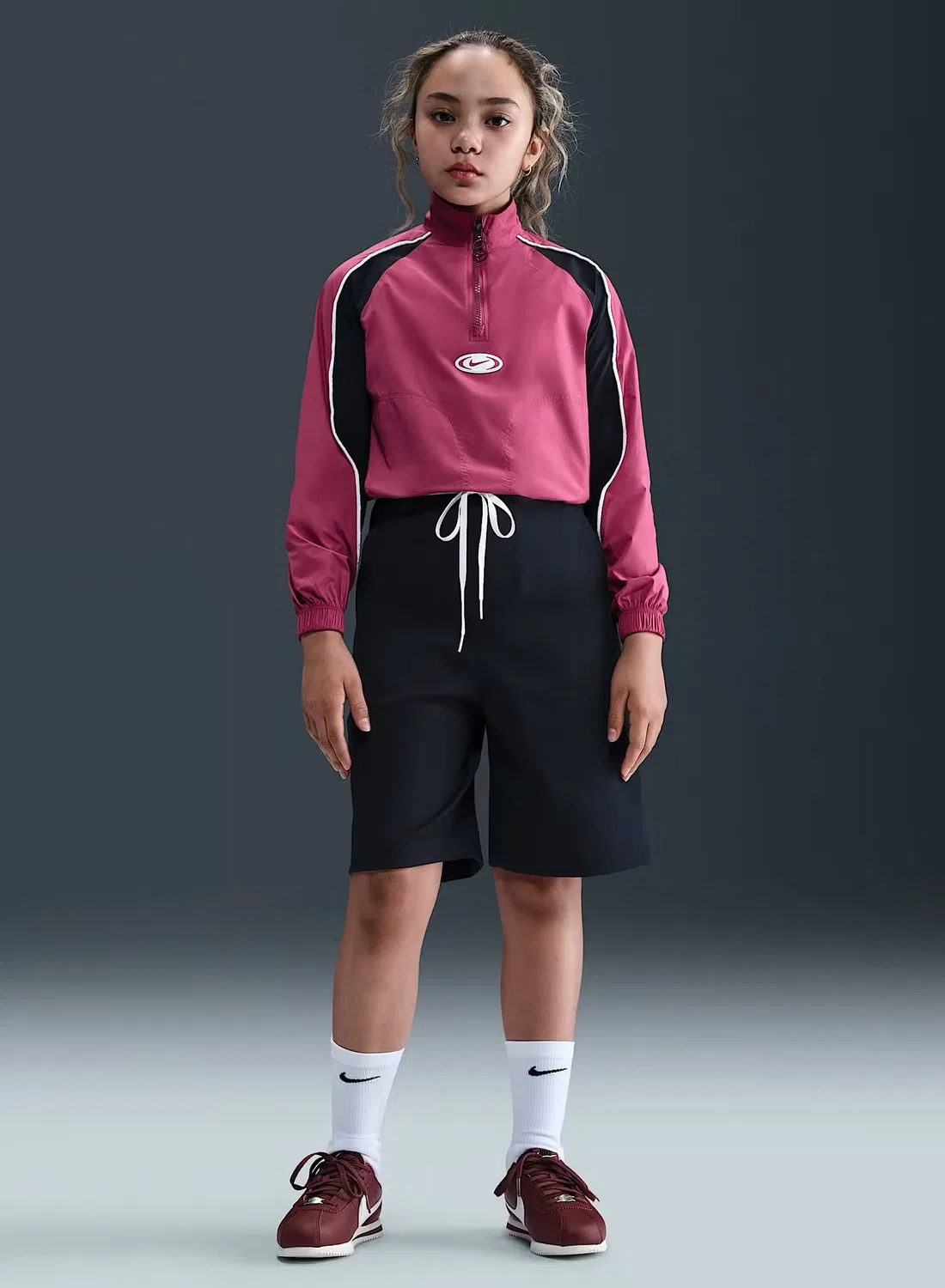 Куртка с графическим принтом Nike NSW Star, свекольный — фото 4