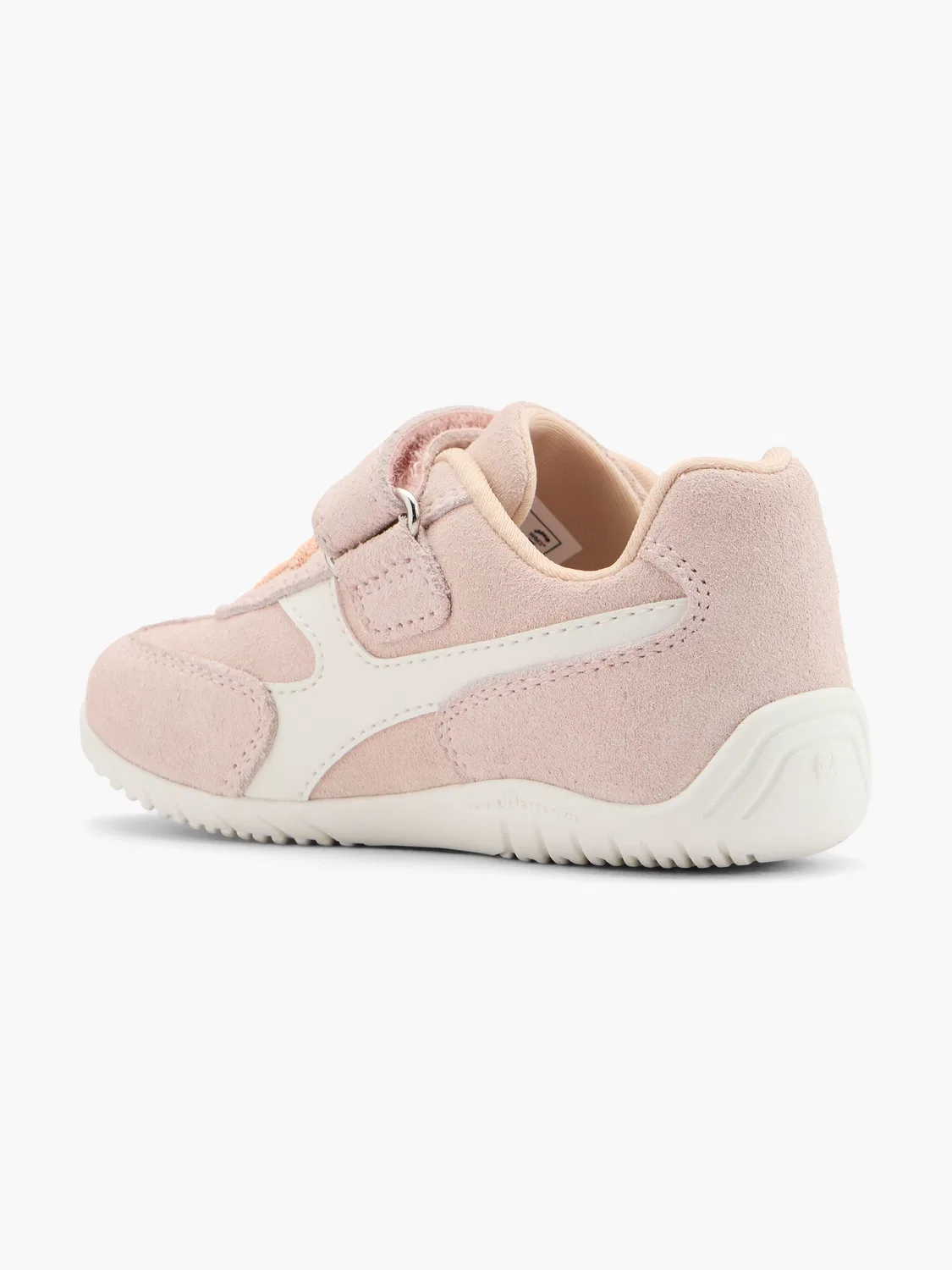 Детские кеды на шнуровке и липучке elefanten, цвет Powder Pink — фото 3