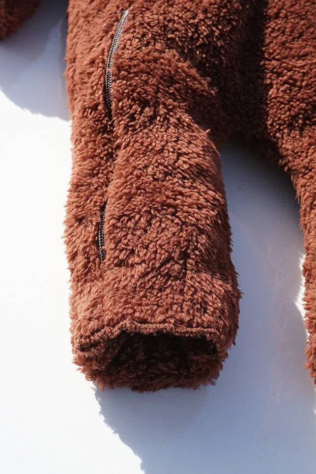 Детский комбинезон с капюшоном Teddy Bear Gumbuloy, Brown — фото 3