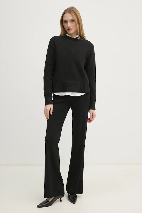 

Свитер с добавлением шерсти Calvin Klein Jeans, черный