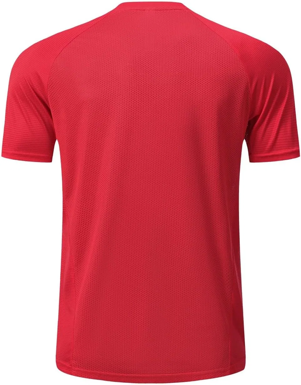 Мужская спортивная футболка быстросохнущая Activewear, Red — фото 4