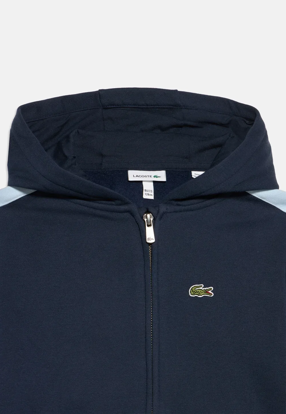 Толстовка на молнии унисекс - свитшот на молнии Lacoste, Marine — фото 3