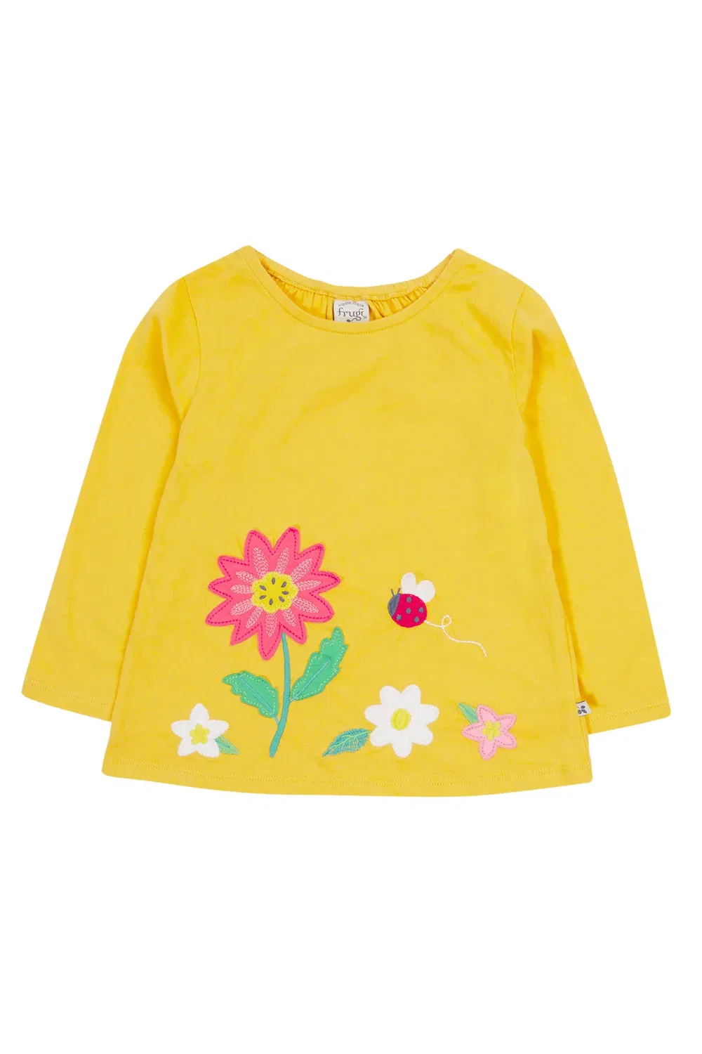 Детский топ с аппликацией Carmen Frugi, Yellow