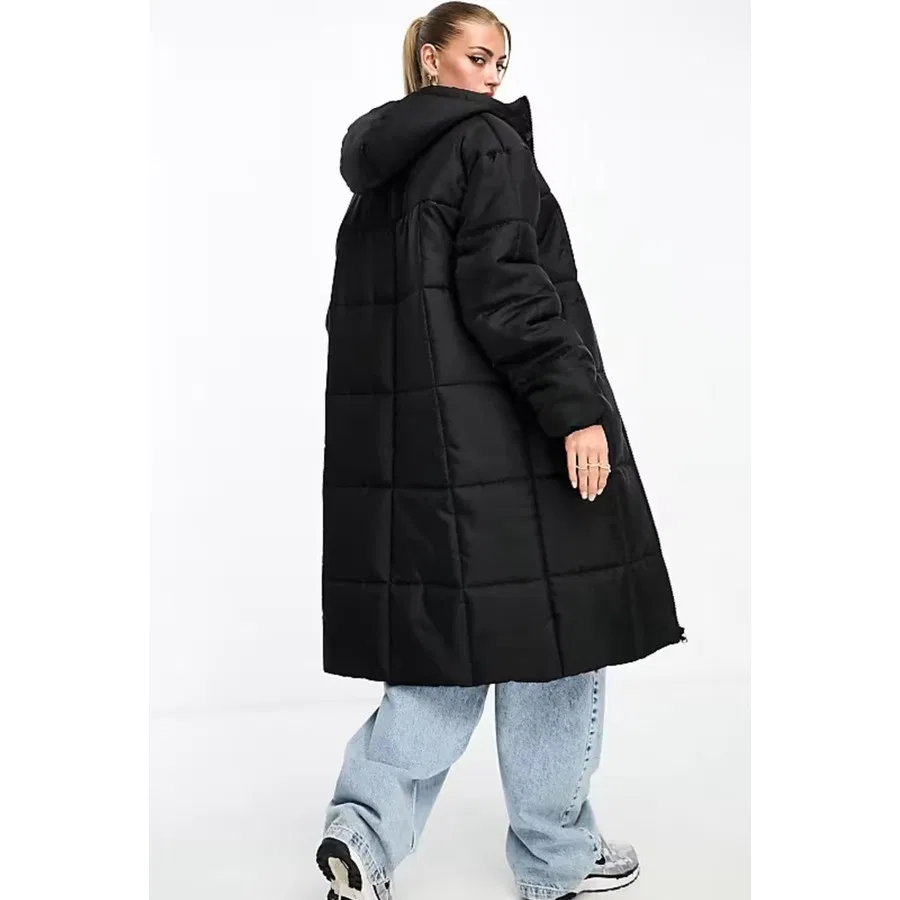 Женская парка с капюшоном и длинным рукавом Nike Sportswear Classic Puffer, Черный — фото 3