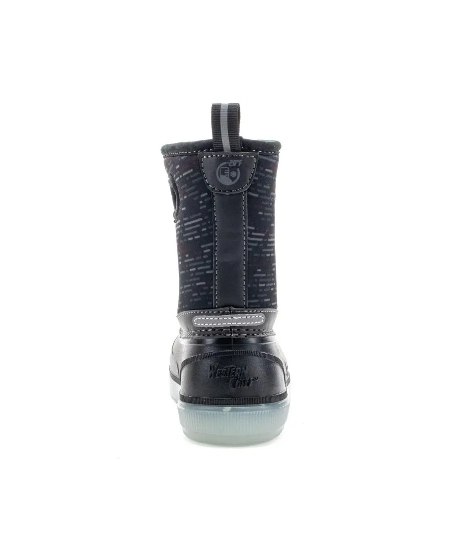 Детские зимние ботинки Travali Lighted Faux Fur Neoprene Cold Weather Boot Western Chief, Black — фото 2