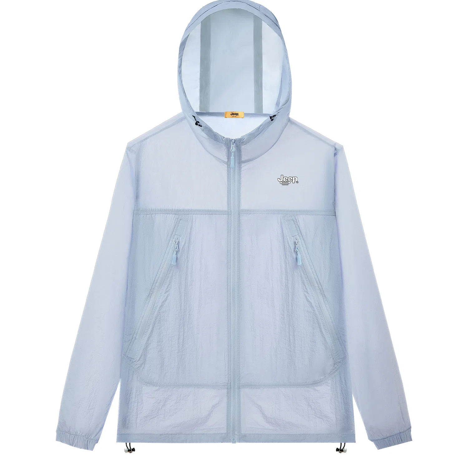 Детская ветровка с капюшоном, тонкая, прямого кроя, Ice Peak Sun Protection Collection, Jeep, Light Blue