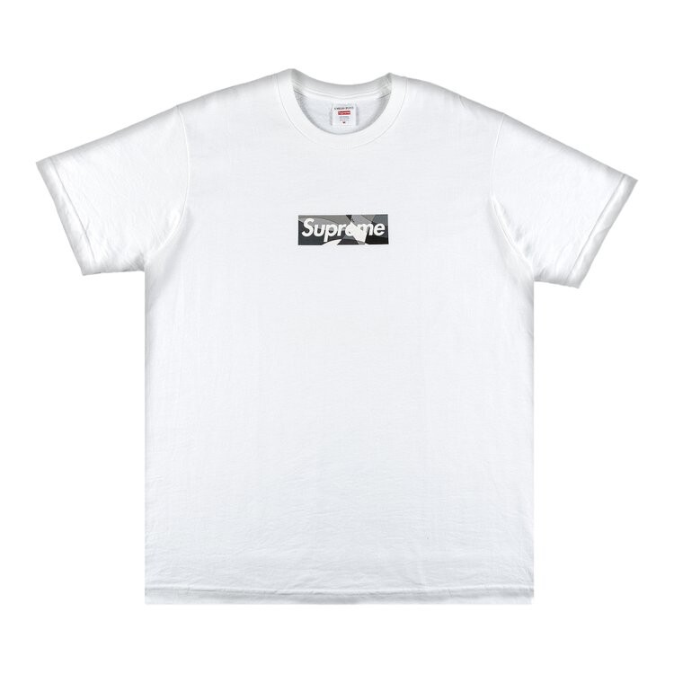 

Футболка Supreme x Emilio Pucci Box Logo Tee 'White/Black', белый